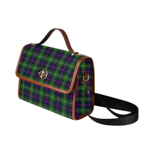Scottish Sutherland Modern Clan Tartan Waterproof Canvas Bag Tartan Plaid 4