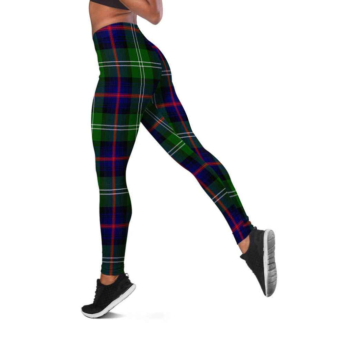 Scottish Sutherland Modern Clan Tartan Women Leggings Tartan Plaid 2