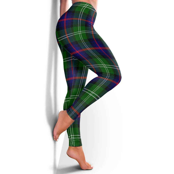 Scottish Sutherland Modern Clan Tartan Women Leggings Tartan Plaid 4