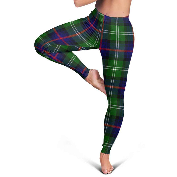 Scottish Sutherland Modern Clan Tartan Women Leggings Tartan Plaid 5
