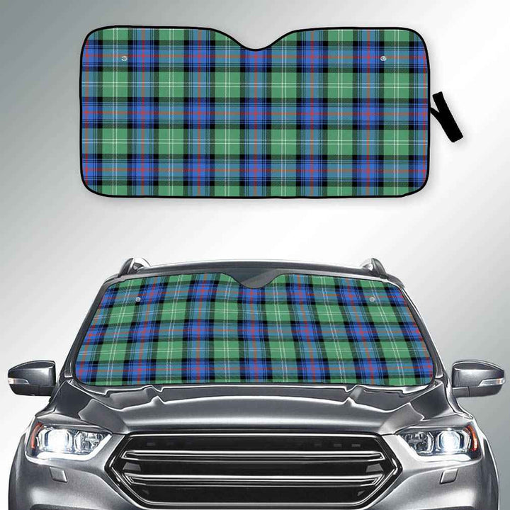 Scottish Sutherland Old Ancient Clan Tartan Car Windshield Sun Shade Tartan Plaid 2