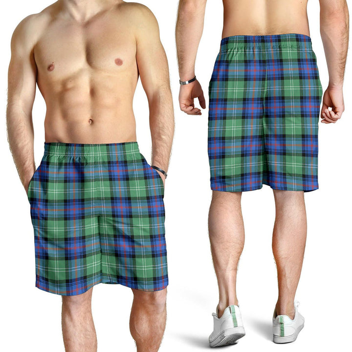 Scottish Sutherland Old Ancient Clan Tartan Men's Shorts
