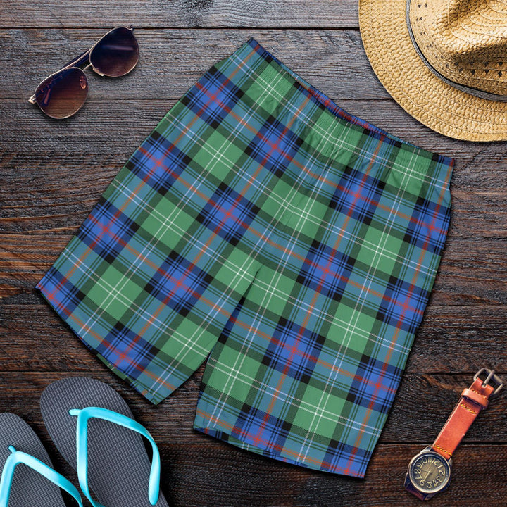 Scottish Sutherland Old Ancient Clan Tartan Men's Shorts