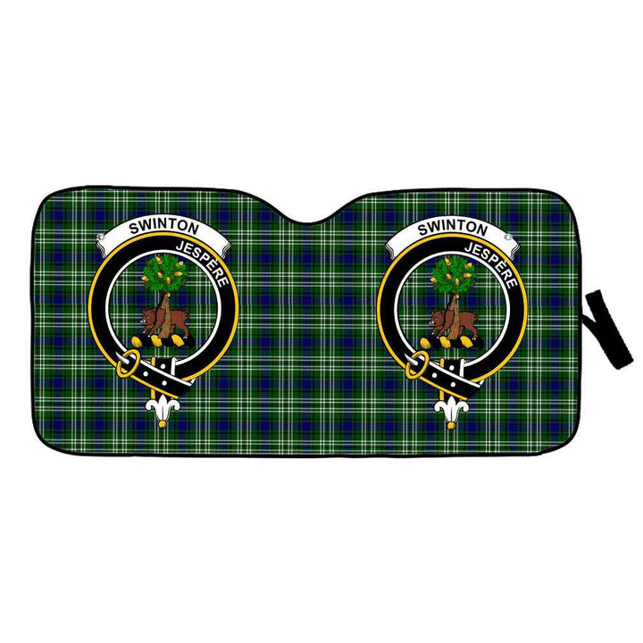 Scottish Swinton Clan Crest Tartan Car Windshield Sun Shade Tartan Plaid 1