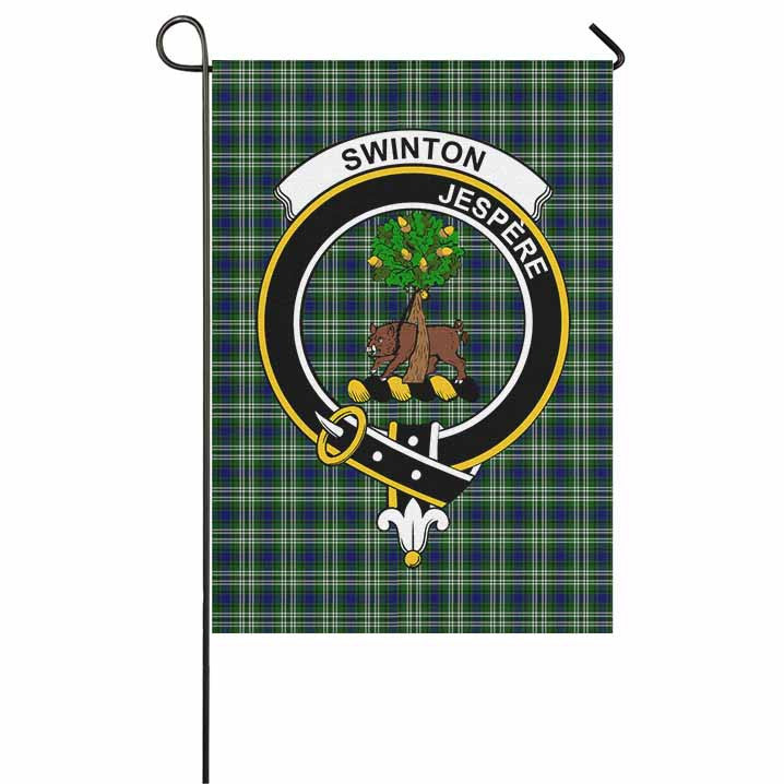 Scottish Swinton Clan Crest Tartan Garden Flag Tartan Plaid 1
