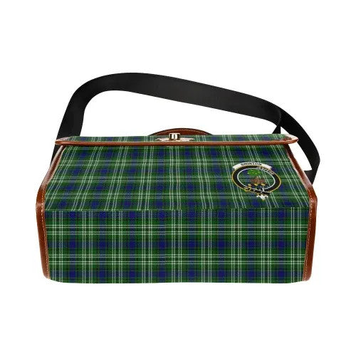 Scottish Swinton Clan Crest Tartan Waterproof Canvas Bag Tartan Plaid 5