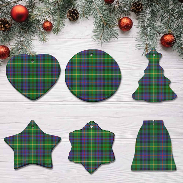 Scottish Tait Modern Clan Tartan Ceramic Ornament All Tartan Plaid