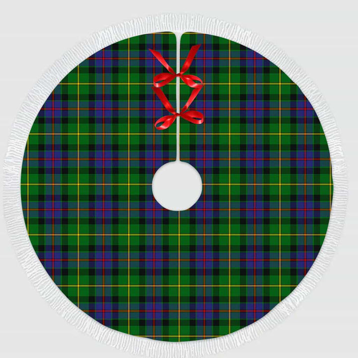 Scottish Tait Modern Clan Tartan Christmas Tree Skirt Tassels 1 Tartan Plaid