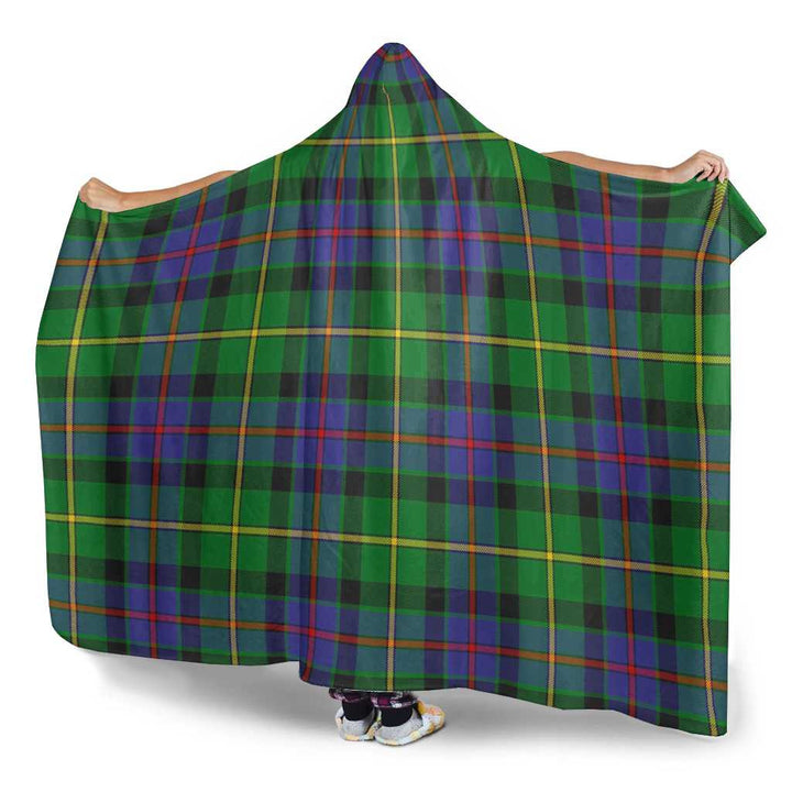 Scottish Tait Modern Clan Tartan Hooded Blanket Tartan Plaid 3