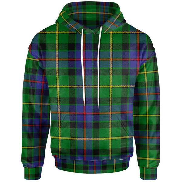 Scottish Tait Modern Clan Tartan Hoodie Front Side Tartan Plaid