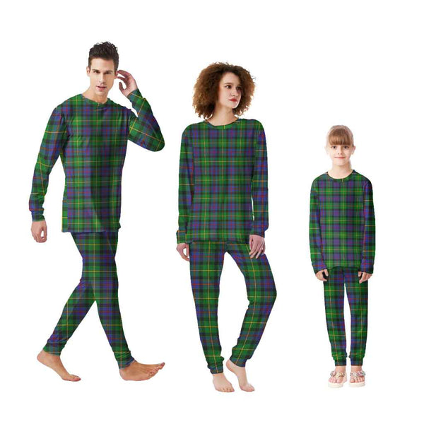 Scottish Tait Modern Clan Tartan Pajama Set Tartan Plaid