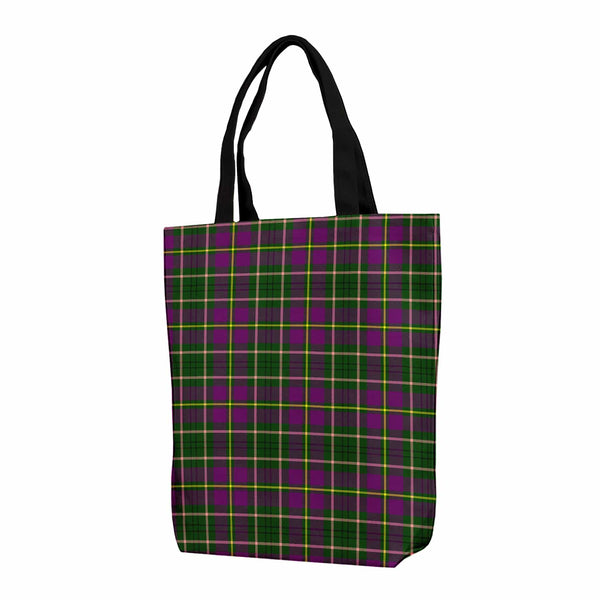 Scottish Taylor Clan Tartan Canvas Bag With Shoulder Strap Tartan Plaid 1