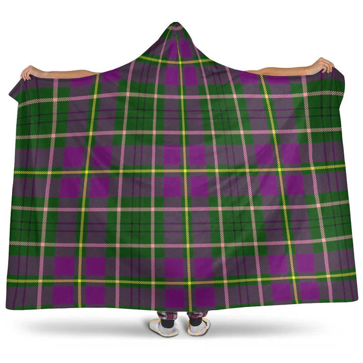 Scottish Taylor Clan Tartan Hooded Blanket Tartan Plaid 1