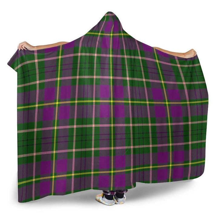 Scottish Taylor Clan Tartan Hooded Blanket Tartan Plaid 2