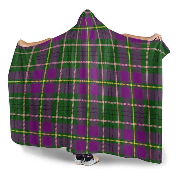 Scottish Taylor Clan Tartan Hooded Blanket Tartan Plaid 3