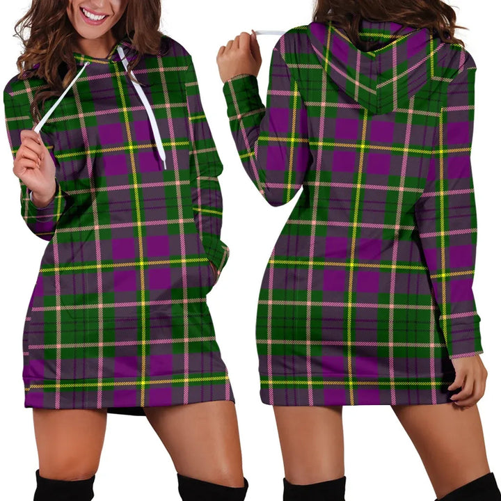 Scottish Taylor Clan Tartan Hoodie Dress