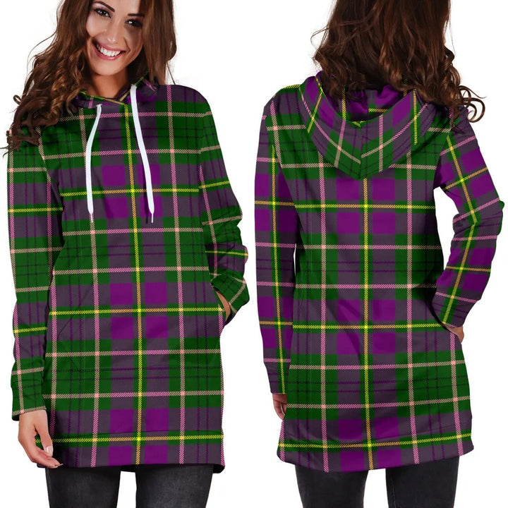 Scottish Taylor Clan Tartan Hoodie Dress