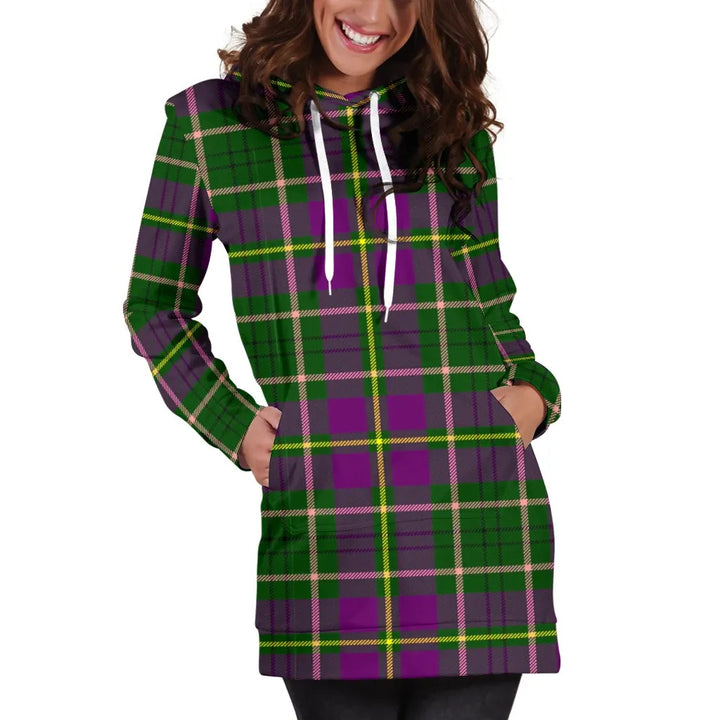 Scottish Taylor Clan Tartan Hoodie Dress