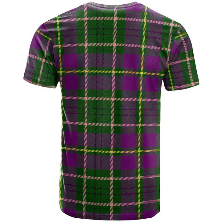 Scottish Taylor Clan Tartan T-Shirt Back Side Tartan Plaid