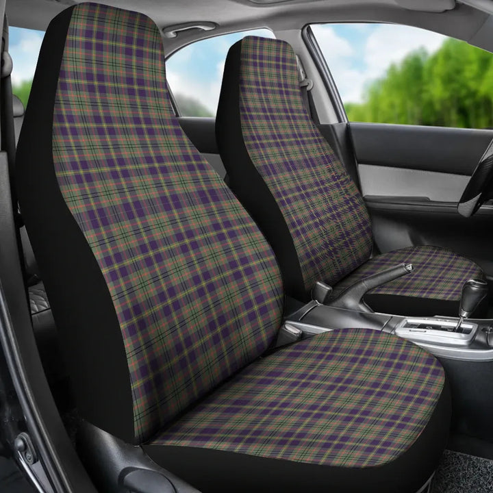 Scottish Taylor Weathered Clan Tartan Car Seat Covers 3