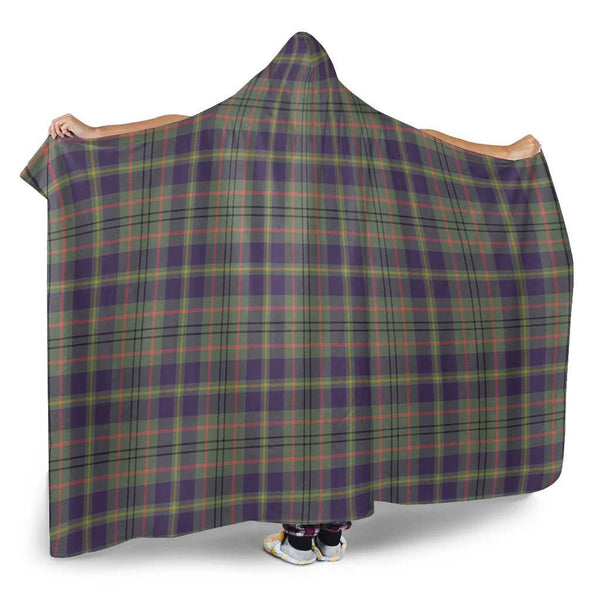 Scottish Taylor Weathered Clan Tartan Hooded Blanket Tartan Plaid 2