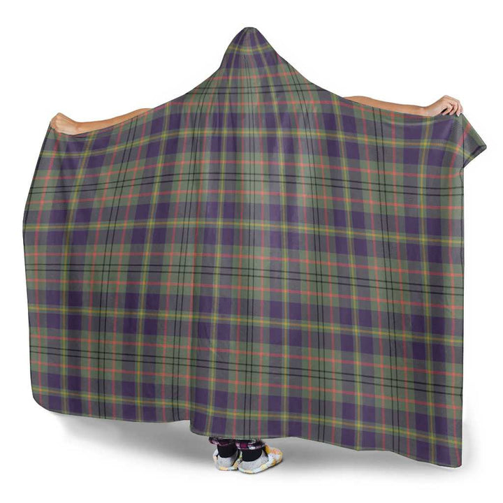 Scottish Taylor Weathered Clan Tartan Hooded Blanket Tartan Plaid 3