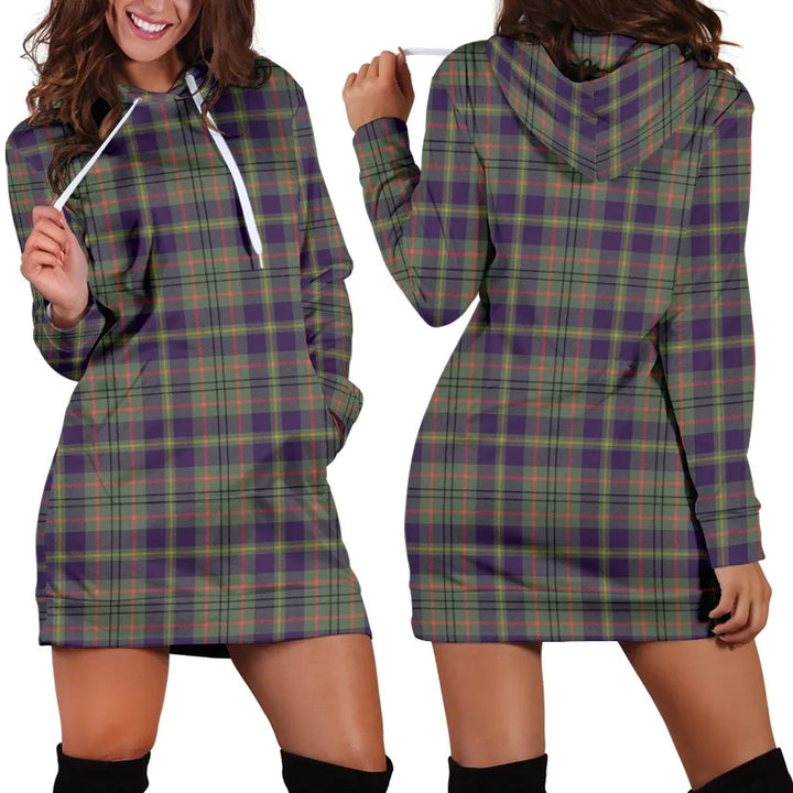 Scottish Taylor Weathered Clan Tartan Hoodie Dress