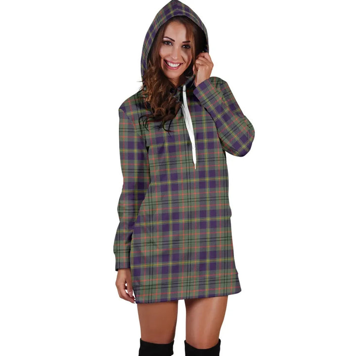 Scottish Taylor Weathered Clan Tartan Hoodie Dress