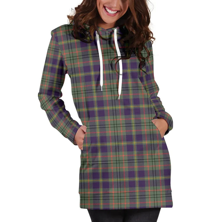 Scottish Taylor Weathered Clan Tartan Hoodie Dress