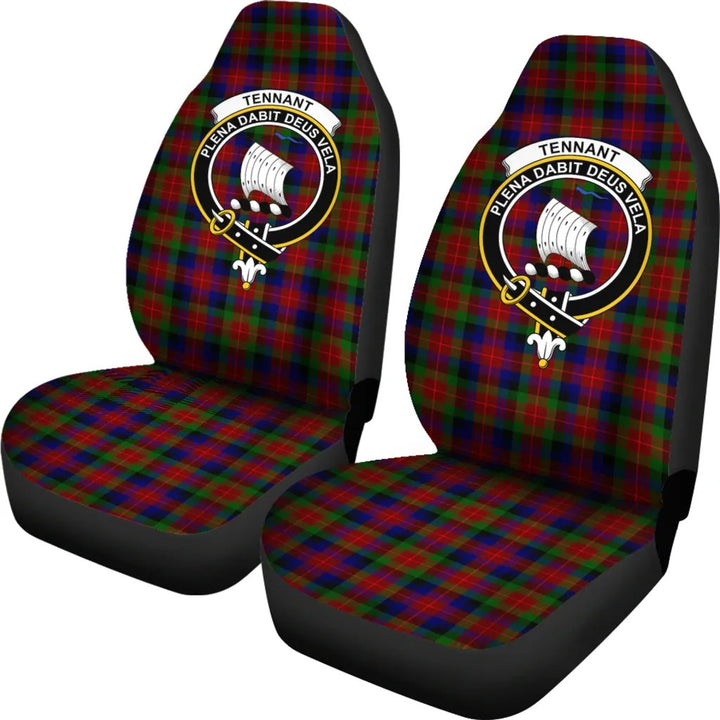 Scottish Tennant Clan Crest Tartan Car Seat Covers 1