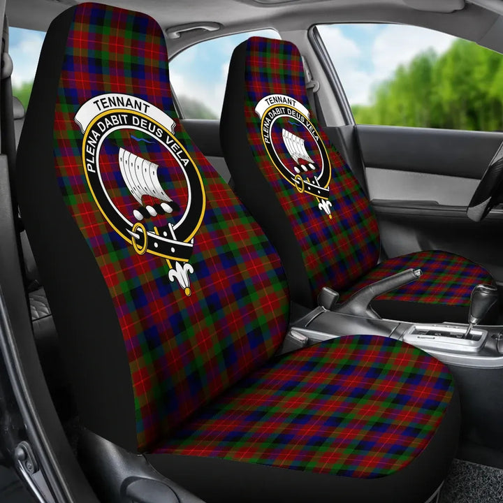 Scottish Tennant Clan Crest Tartan Car Seat Covers 3
