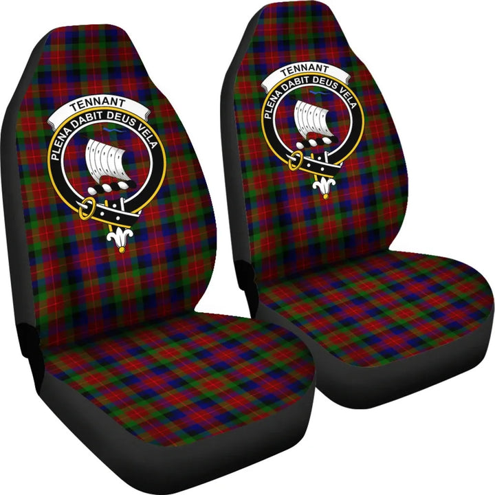 Scottish Tennant Clan Crest Tartan Car Seat Covers 4