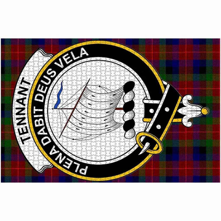 Scottish Tennant Clan Crest Tartan Jigsaw Puzzle 2