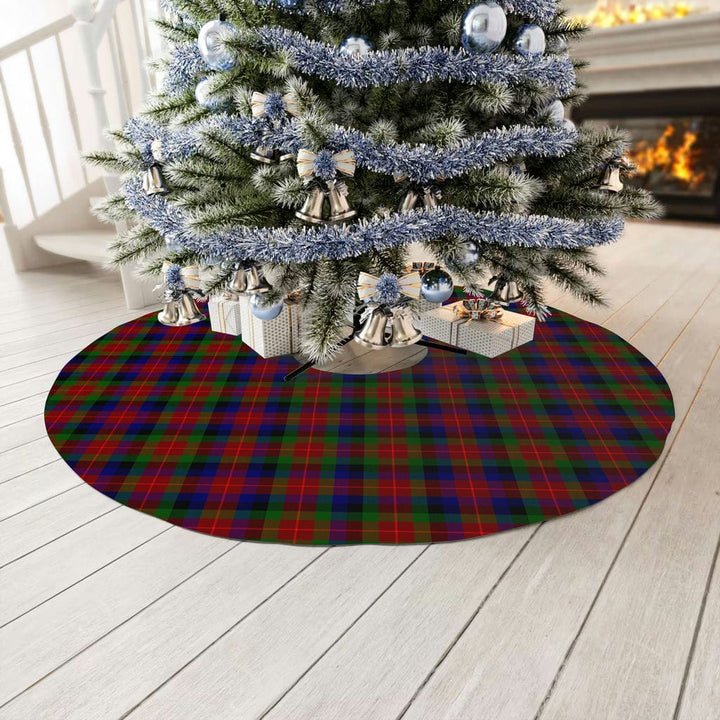 Scottish Tennant Clan Tartan Christmas Tree Skirt No Tassels 3 Tartan Plaid