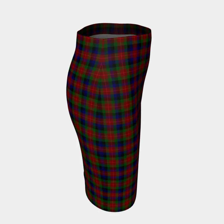 Scottish Tennant Clan Tartan Fitted Skirt Tartan Plaid 3
