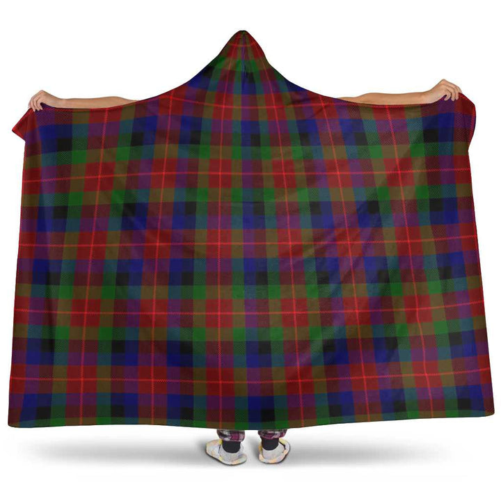 Scottish Tennant Clan Tartan Hooded Blanket Tartan Plaid 1