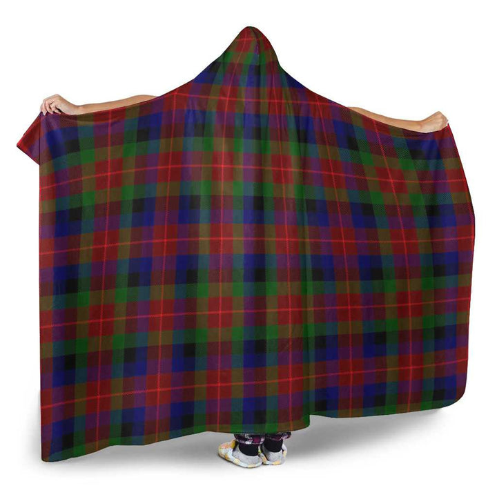 Scottish Tennant Clan Tartan Hooded Blanket Tartan Plaid 2