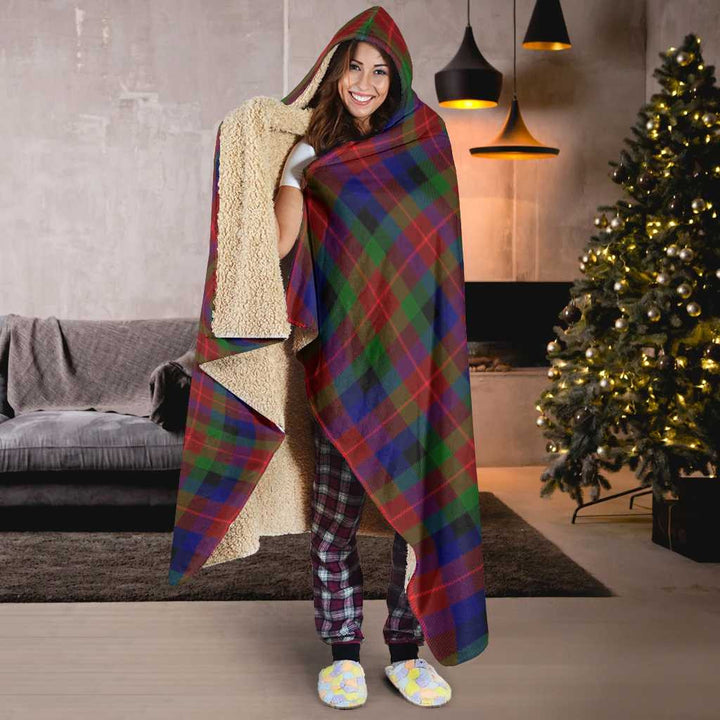 Scottish Tennant Clan Tartan Hooded Blanket Tartan Plaid 6