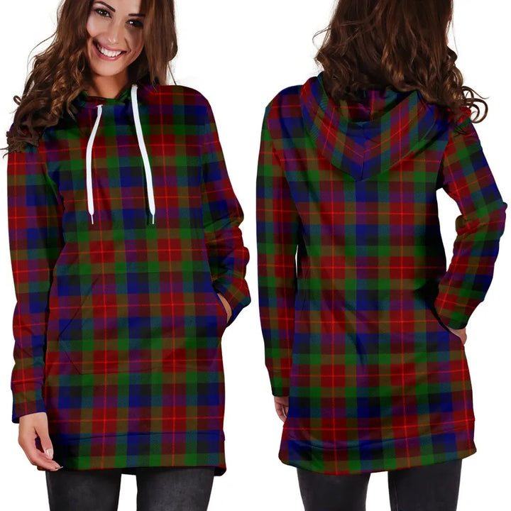 Scottish Tennant Clan Tartan Hoodie Dress