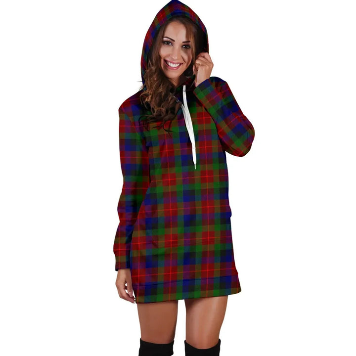 Scottish Tennant Clan Tartan Hoodie Dress