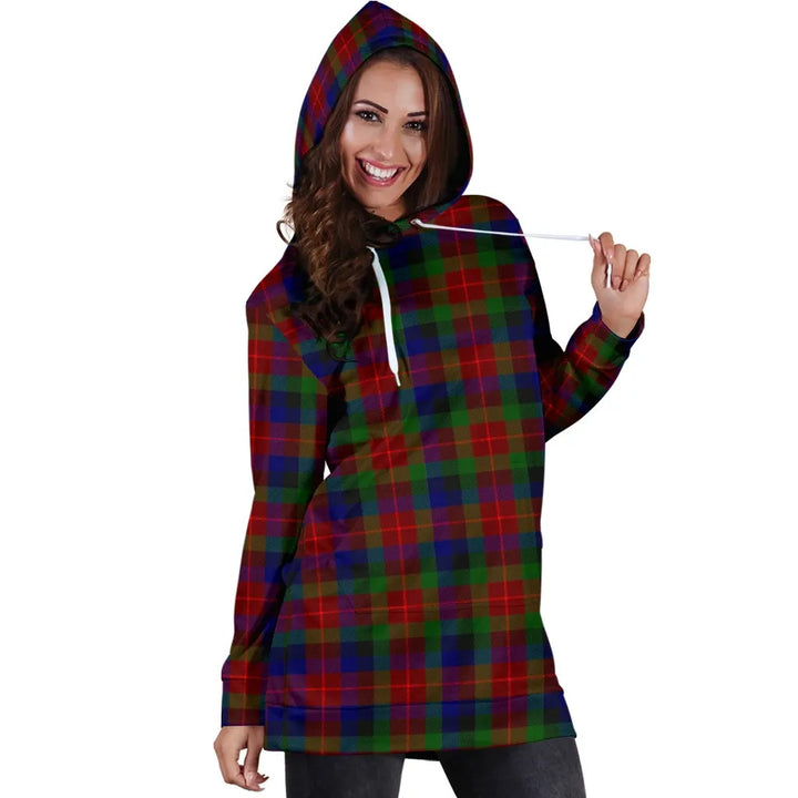 Scottish Tennant Clan Tartan Hoodie Dress