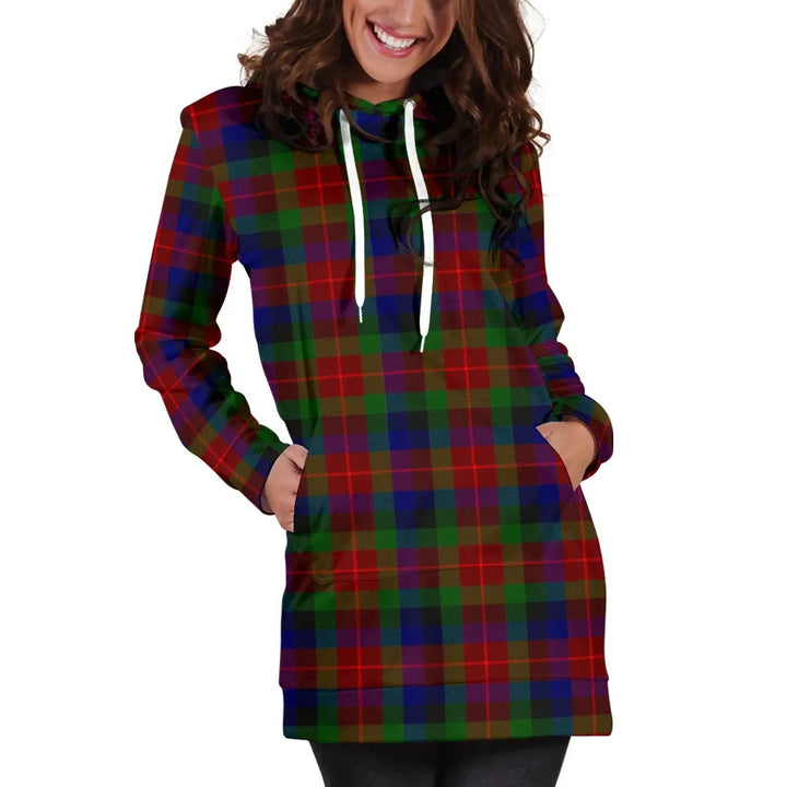 Scottish Tennant Clan Tartan Hoodie Dress