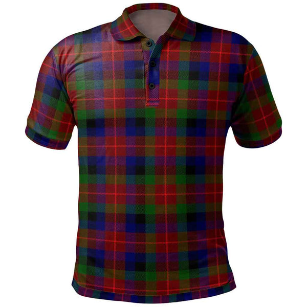 Scottish Tennant Clan Tartan Polo Shirt Front Side Tartan Plaid