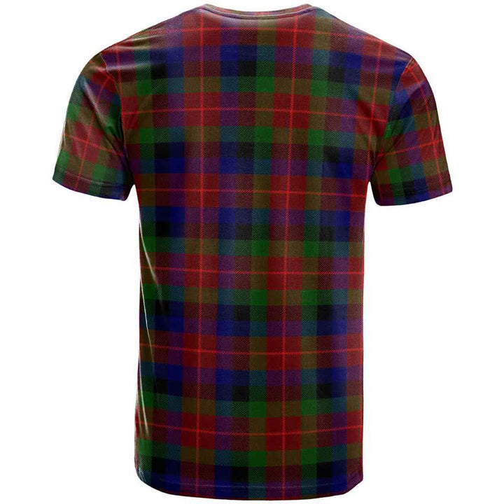 Scottish Tennant Clan Tartan T-Shirt Back Side Tartan Plaid