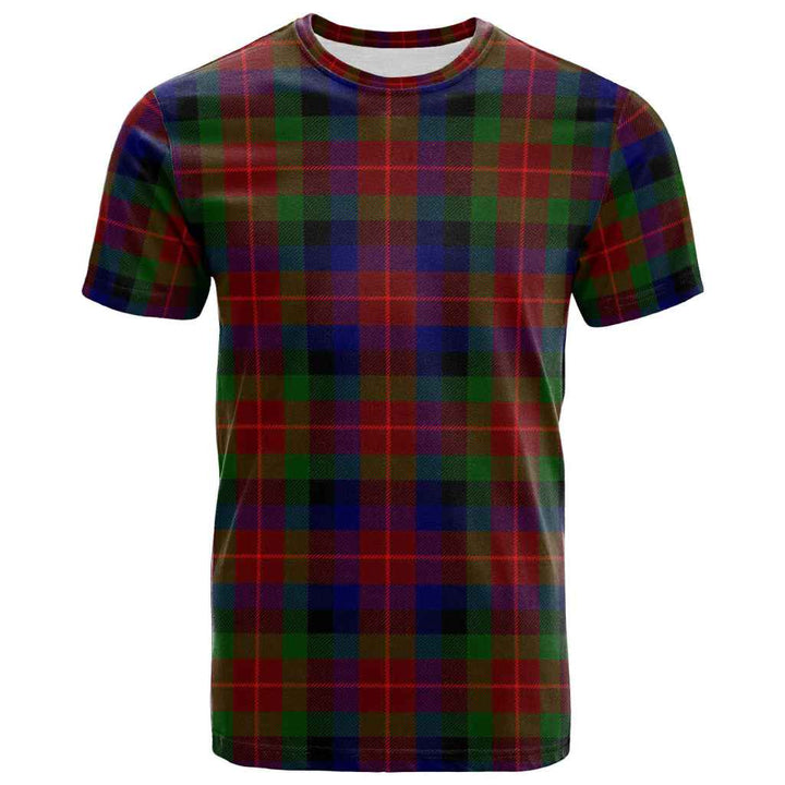 Scottish Tennant Clan Tartan T-Shirt Front Side Tartan Plaid