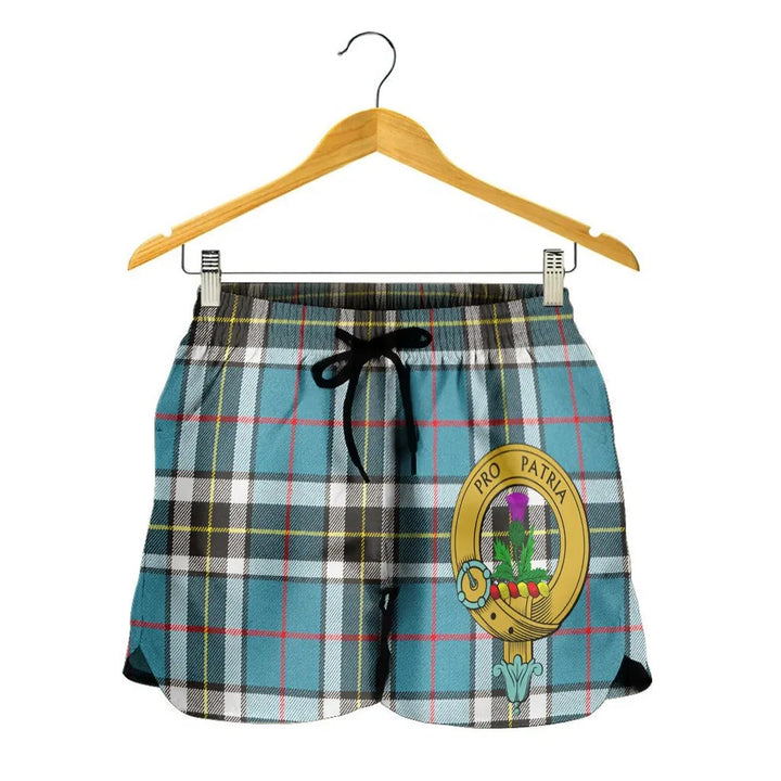 Scottish Thomson Clan Crest Tartan Women Shorts