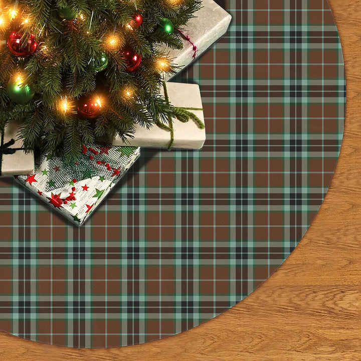 Scottish Thomson Hunting Modern Clan Tartan Christmas Tree Skirt No Tassels 2 Tartan Plaid