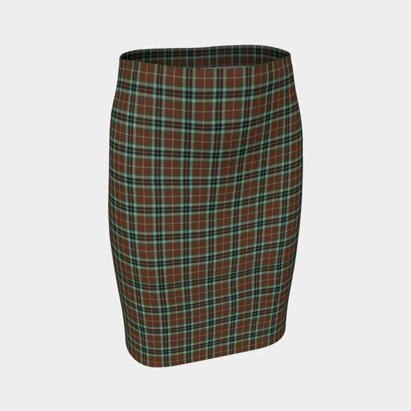 Scottish Thomson Hunting Modern Clan Tartan Fitted Skirt Tartan Plaid 1