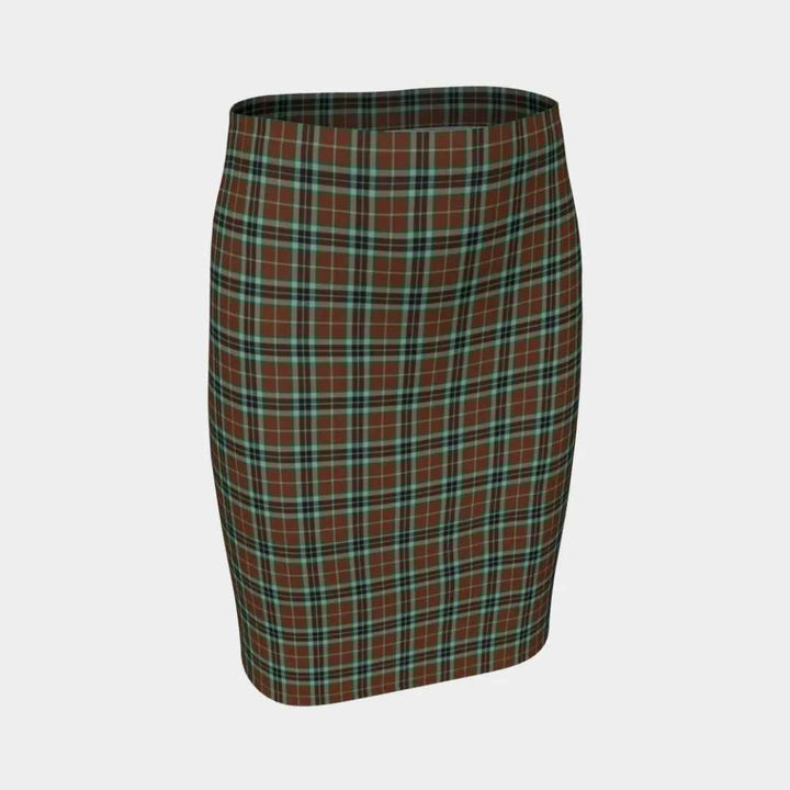 Scottish Thomson Hunting Modern Clan Tartan Fitted Skirt Tartan Plaid 1