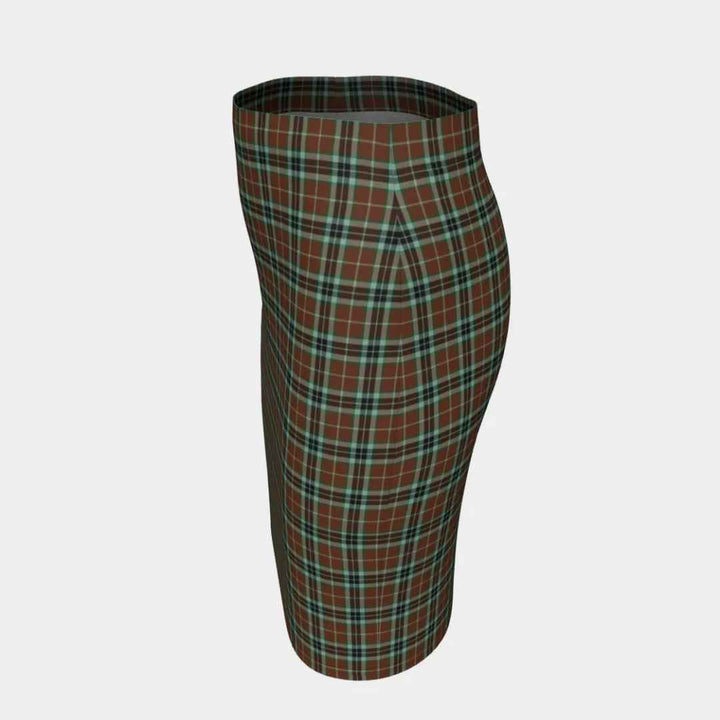 Scottish Thomson Hunting Modern Clan Tartan Fitted Skirt Tartan Plaid 2